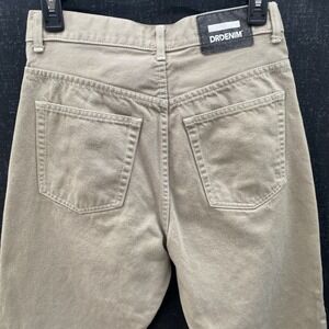 DrDenim Nora Jeans Womens W28 L30 Green Agate Contr Mom Fit High‎ Rise Nora